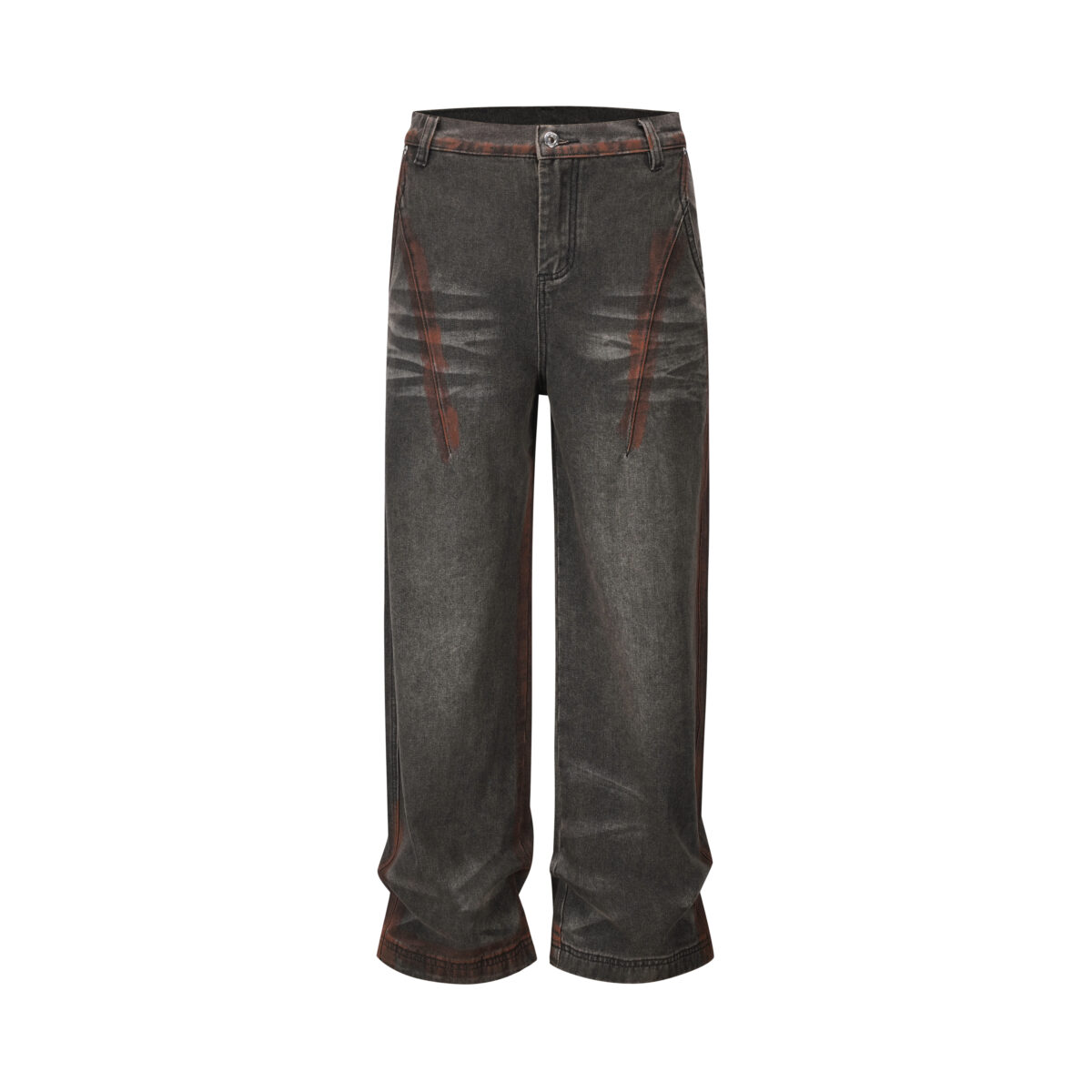 RED STRIPE JEANS