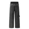 Stone wash baggy jean
